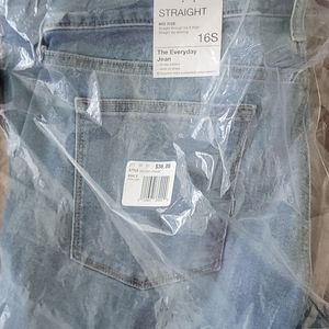 Sonoma straight jeans mid rise